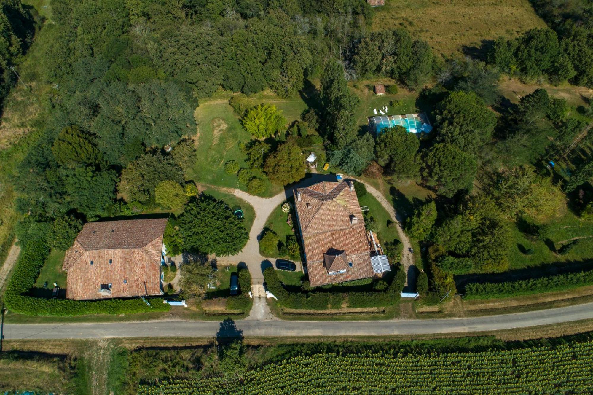 La Maison De L'Ecolieu Du Turc - Piscine Partagee Le Mas-dʼAgenais Eksteriør bilde