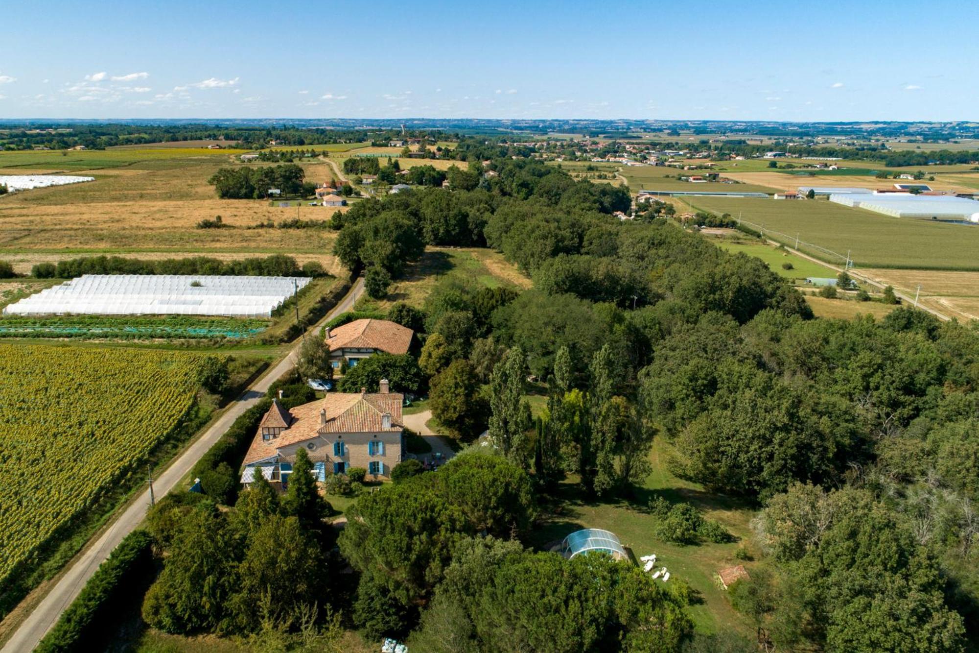 La Maison De L'Ecolieu Du Turc - Piscine Partagee Le Mas-dʼAgenais Eksteriør bilde
